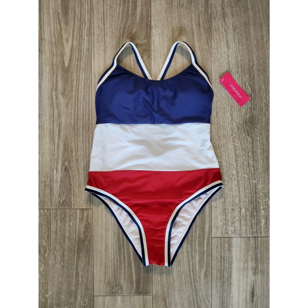 NWT Colorblock One Piece